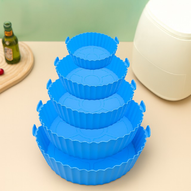 SET X 6 MOLDE DE SILICONA REDONDO