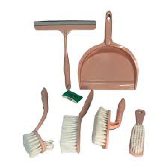 SET LIMPIEZA /PALA/CEPILLO/ESPONJA/PULVERIZADOR/PA