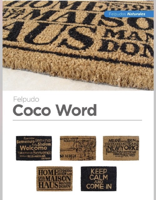 FELPUDO COCO WORD 40X60 LETRAS