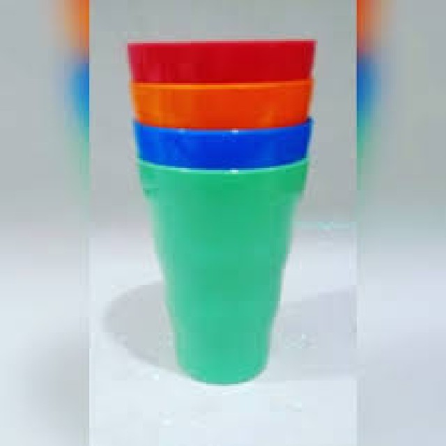 VASO PLASTICO COLORES