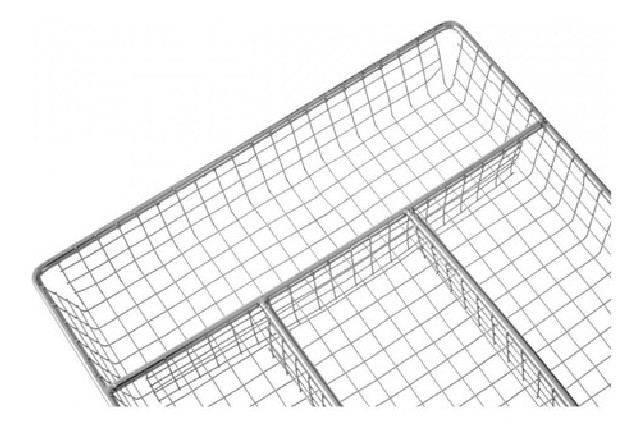 30X20X5CM CUBIERTERO ACERO INOX