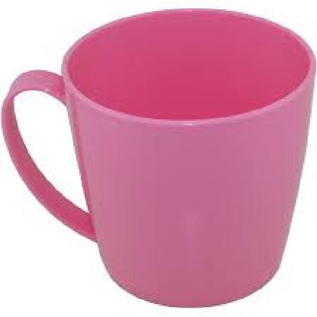 TAZA PLASTICA VARIOS COLORES