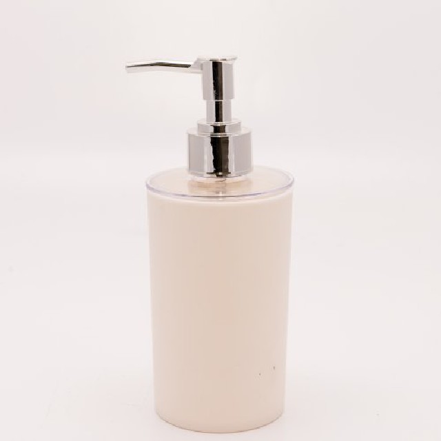 DISPENSER DOSIFICADOR LISO  ACRILICO BLANCO