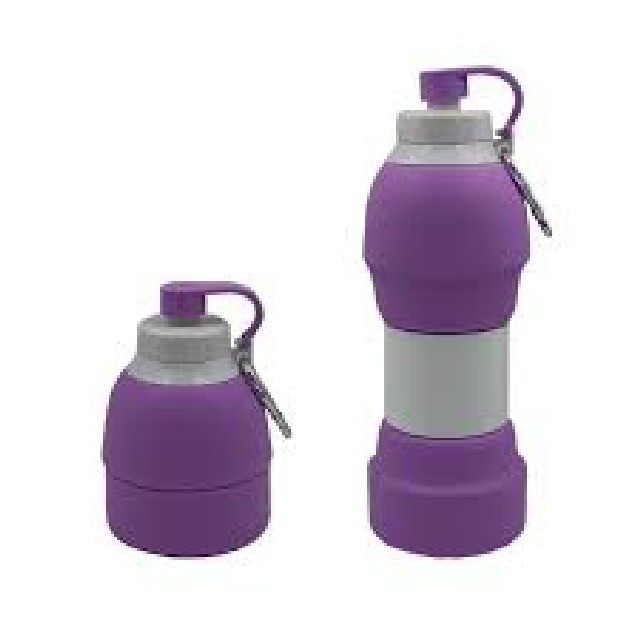 BOTELLA SILICONA PLEGABLE FOLDABLE 600ML