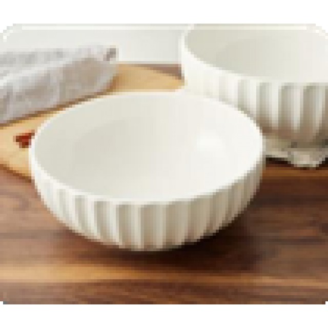 BOWL CERAMICA RAYADO 30 X 11 CM