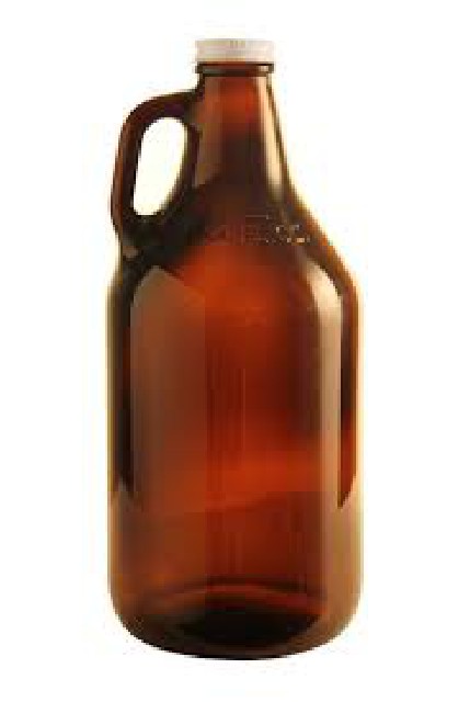 BOTELLA GROWLER 1.9 LIT AMBAR TAPA ALUMI