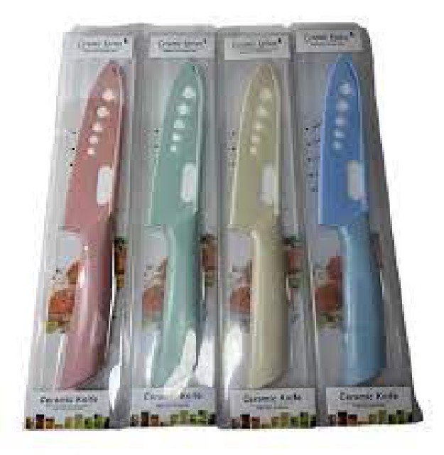 CUCHILLO CERAMICA 23 CM C/FUNDA Y CAJA