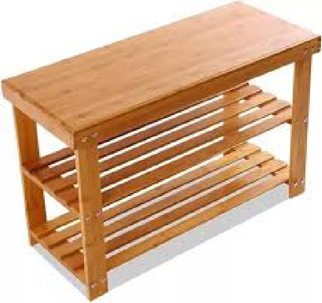 BANCO ZAPATERO BAMBU 70 X 27 X 42 CM