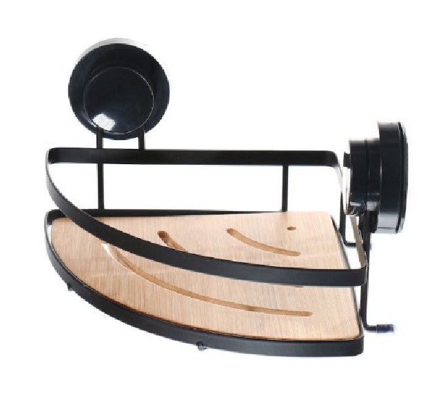 ESQUINERO METAL NGRO C/MADERA