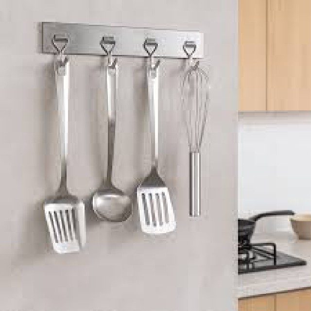 GANCHO ADHESIVO ACERO INOXIDABLE