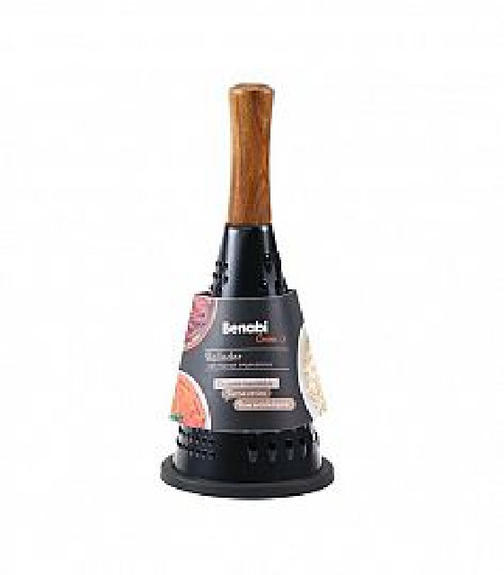 28CM RALLADOR CONICO NEGRO