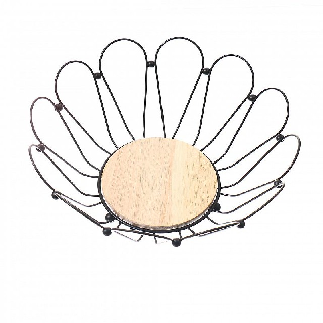 CESTA FRUTERA BASE MADERA