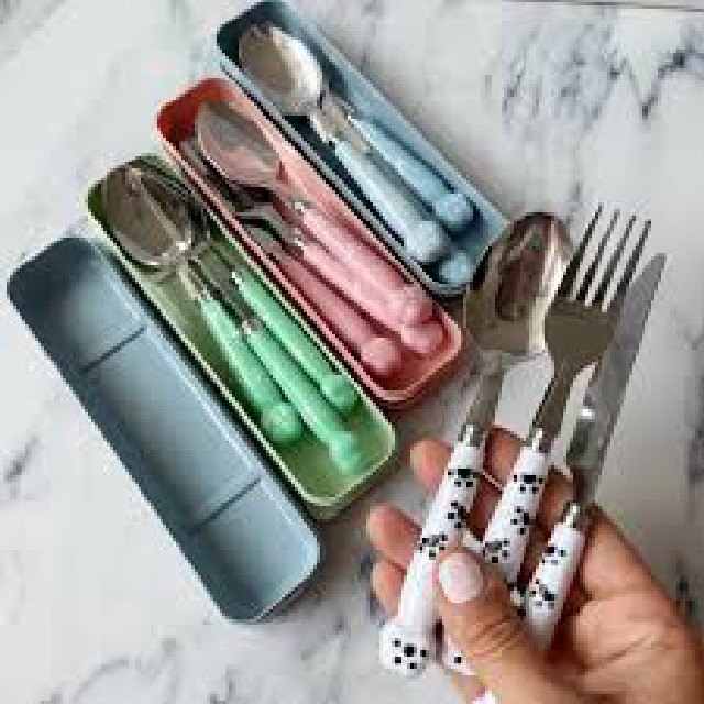 SET X3 CUBIERTOS C/ESTUCHE